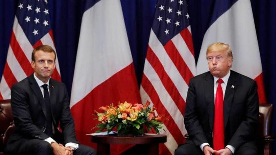Trump se v Paříži sešel s Macronem. Jeho návrh na evropskou armádu označil za urážlivý